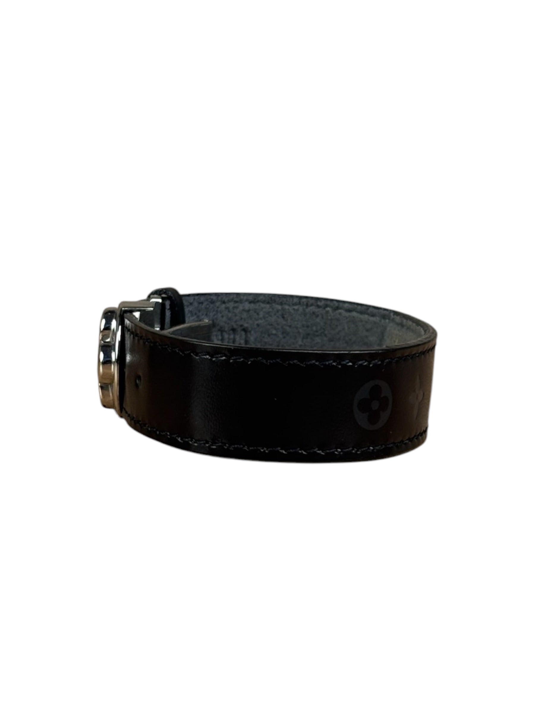 Louis Vuitton Black Leather Wish Bracelet