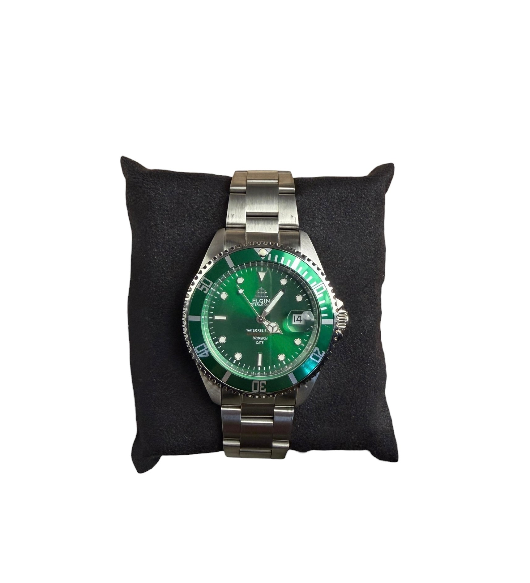 Elgin "Hulk" Green Dial & Bezel Automatic Watch