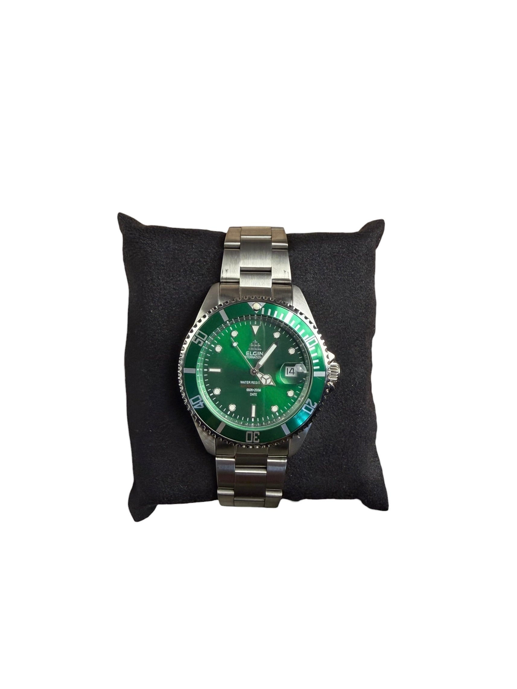 Elgin "Hulk" Green Dial & Bezel Automatic Watch