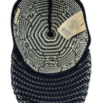 Gucci Navy GG Crochet Cotton Baseball Hat