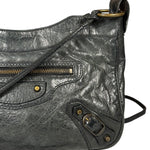 Balenciaga Black Moto Crossbody Bag