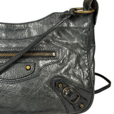 Balenciaga Black Moto Crossbody Bag