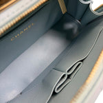 Chanel Light Blue Quilted Lambskin Top Handle Vanity Case 2019