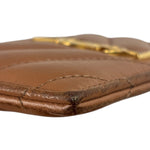 Yves Saint Laurent Dusty Rose Leather Cassandre Cardholder