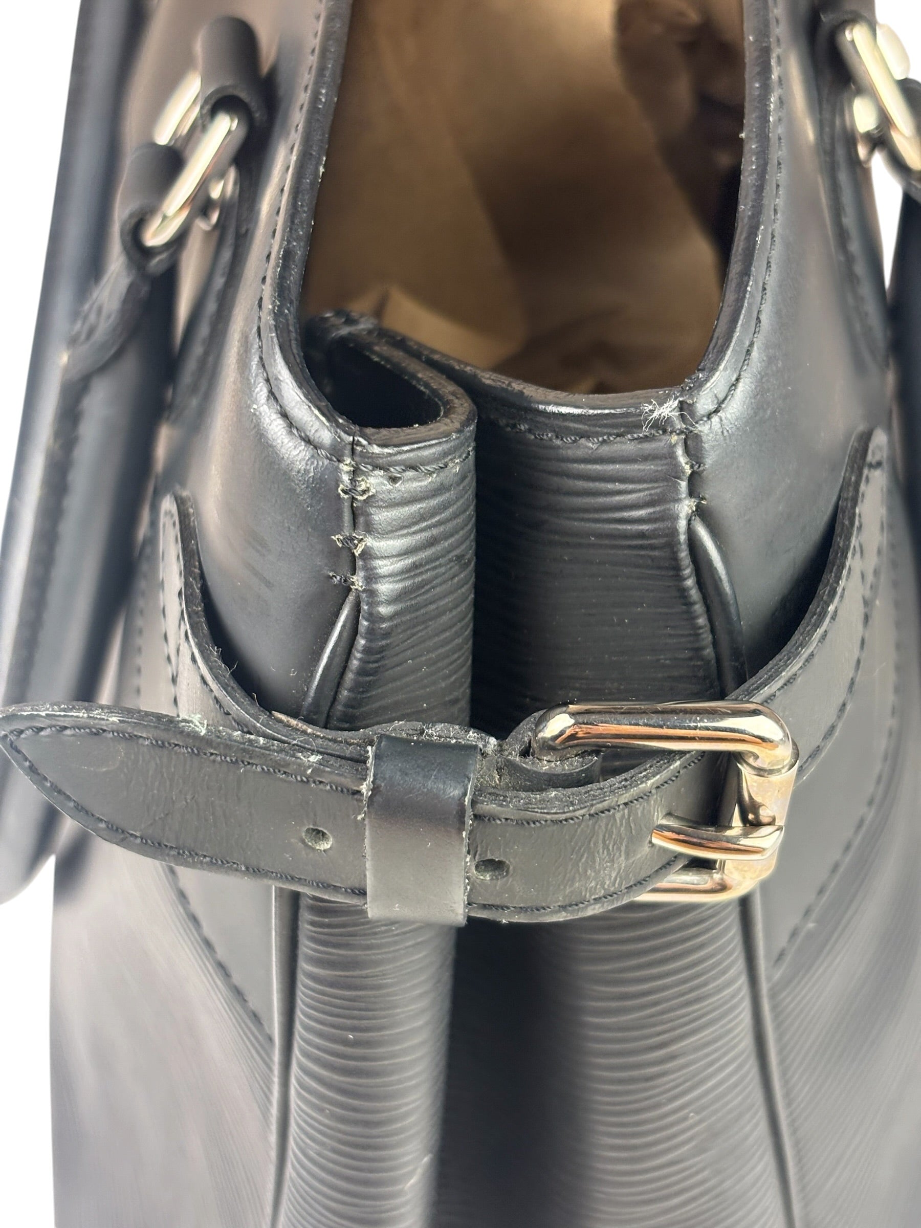 Louis Vuitton Black Epi Leather Passy Tote GM
