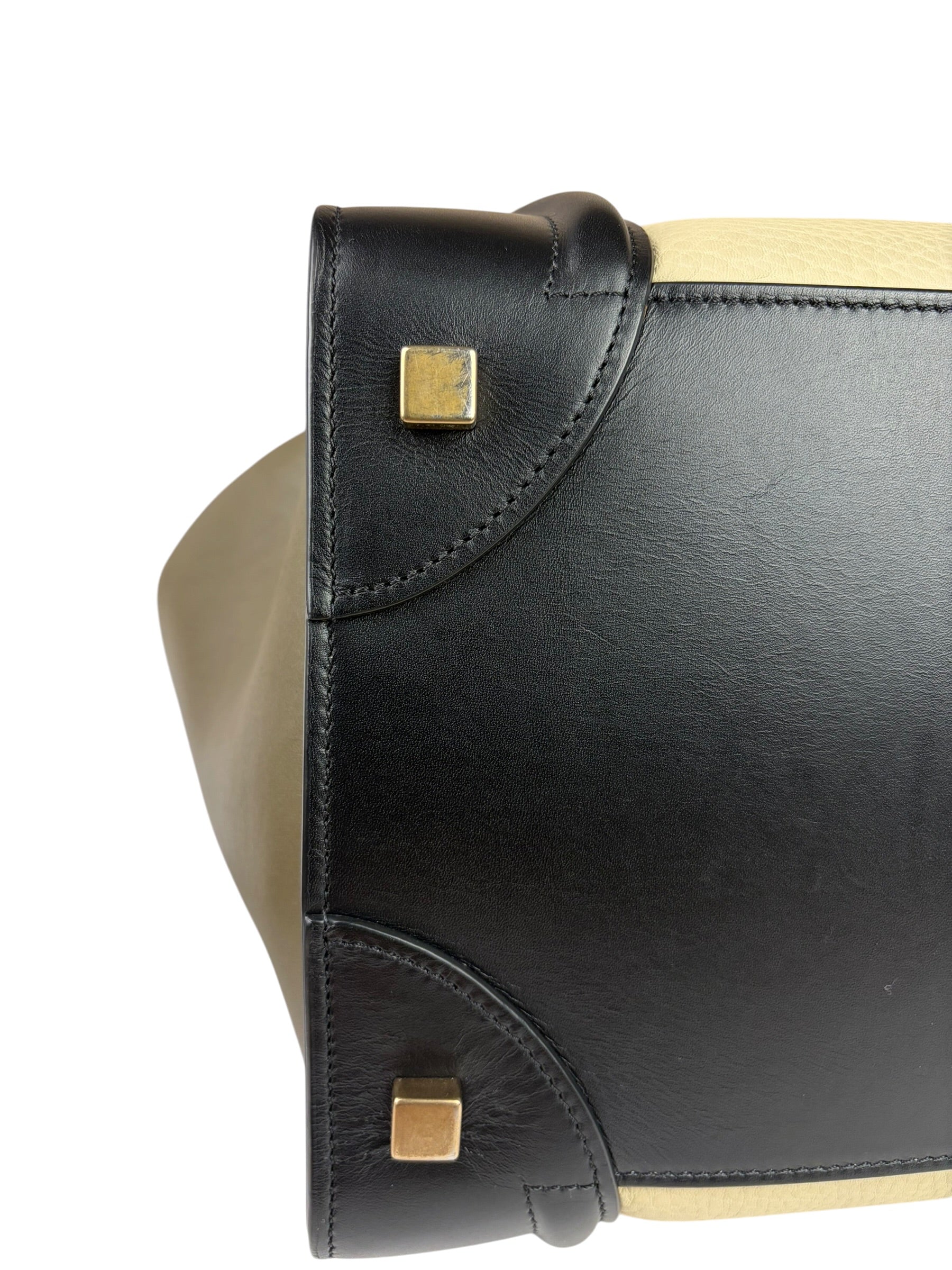 Celine Tri-Color Luggage Tote Bag