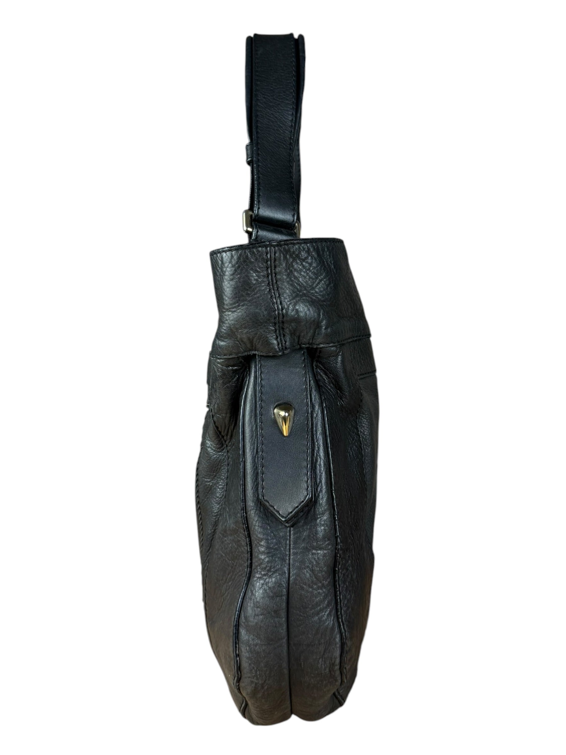 Givenchy Black Leather Hobo Bag
