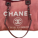 Chanel Coral Pink Medium Deauville Shopping Tote Bag 2014