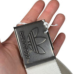Balenciaga X Adidas White Canvas Belt