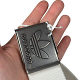 Balenciaga X Adidas White Canvas Belt