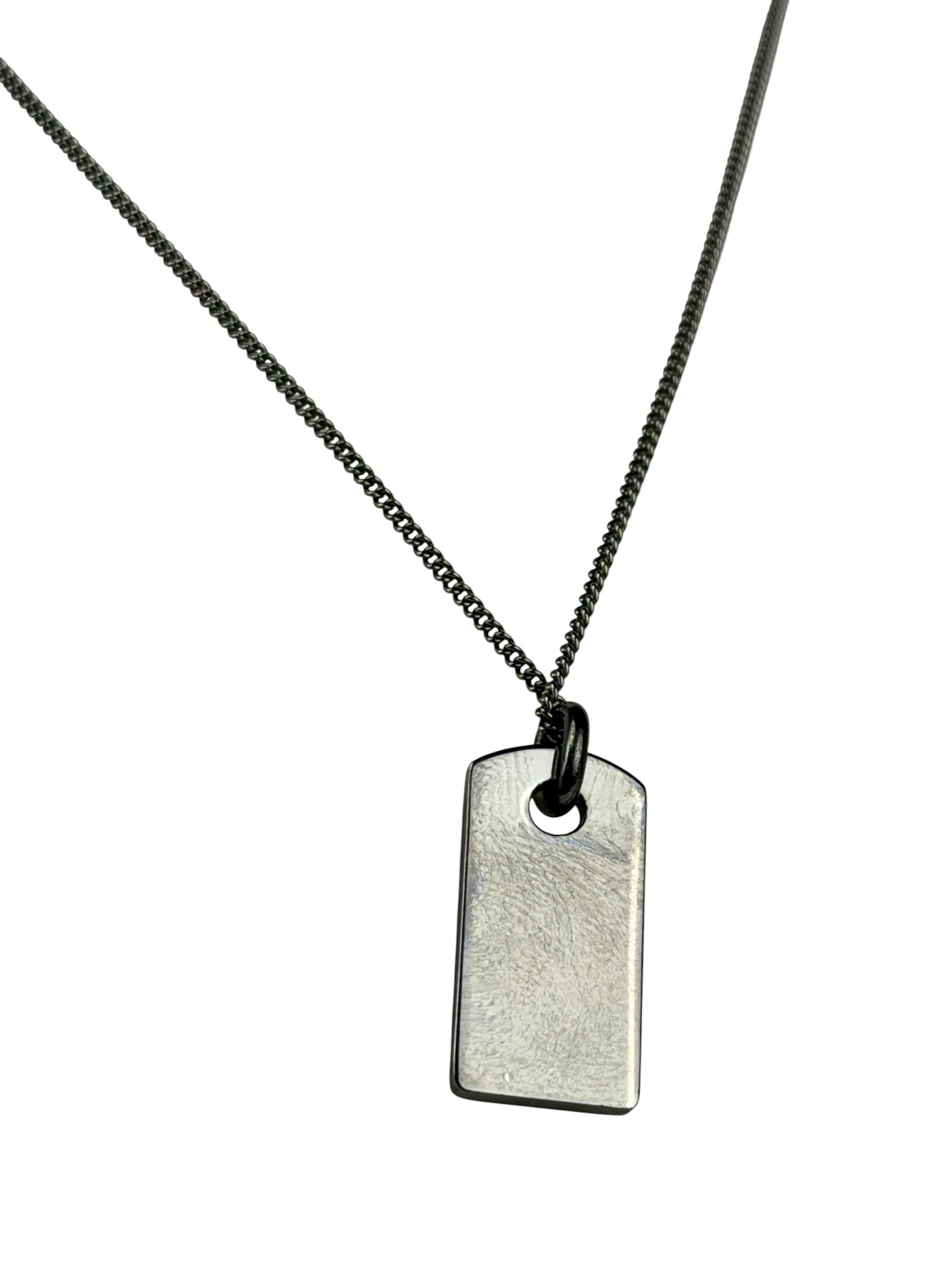 Christian Dior Silver-Tone Pendant Necklace