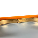 Hermes Enamel Mini Clic Chaine D'Ancre Bangle