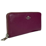 Coach Plum Long Zip Wallet