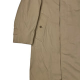 Burberry Vintage Khaki Plaid Lined Mid-Length Coat