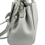 Balenciaga White Leather Bel Air Carry All Handbag