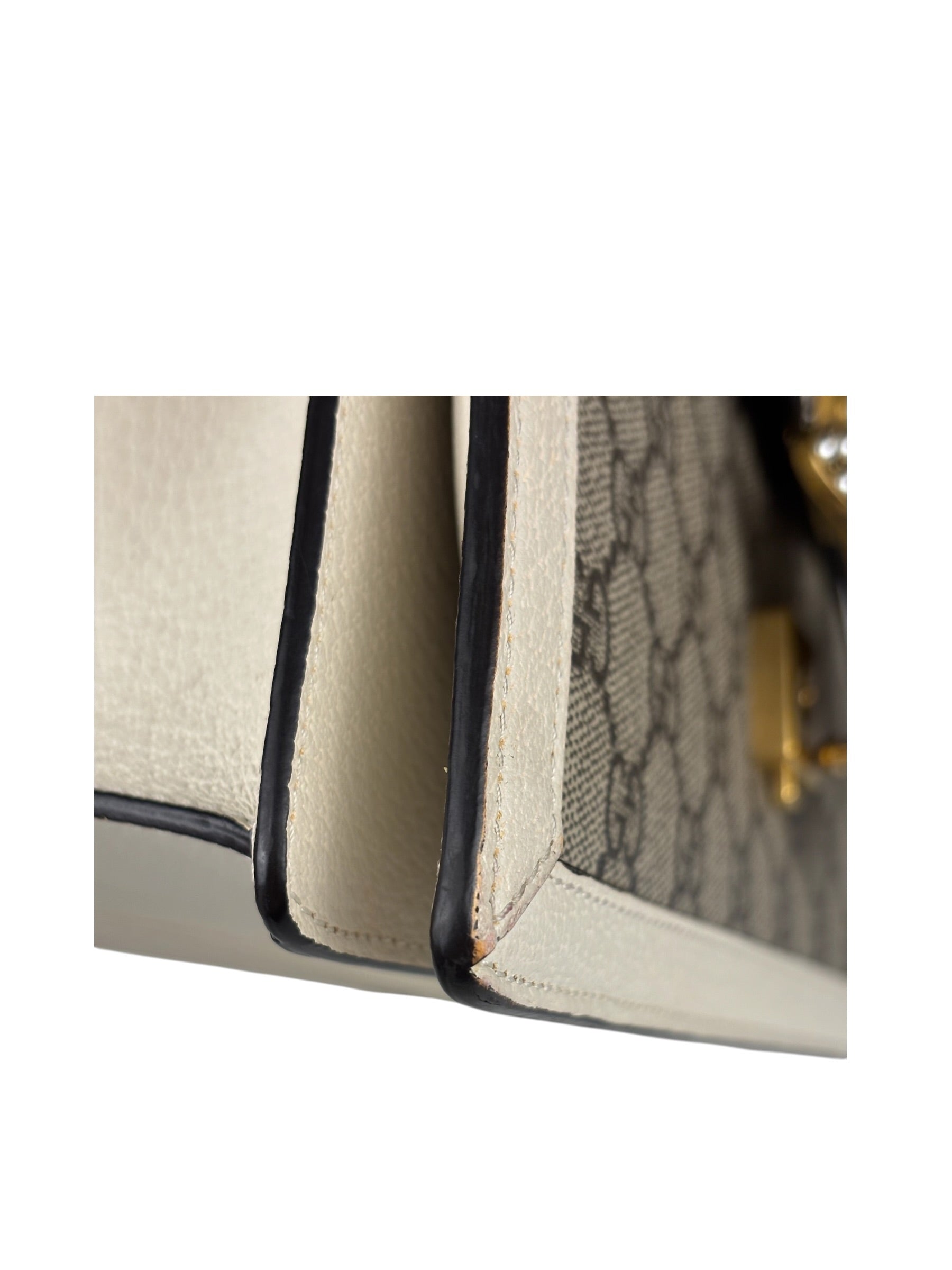 Gucci Leather Queen Margaret Small GG Top Handle Two-Way Bag