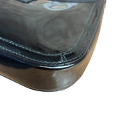 Gucci Mini Black Patent Shoulder Pouch
