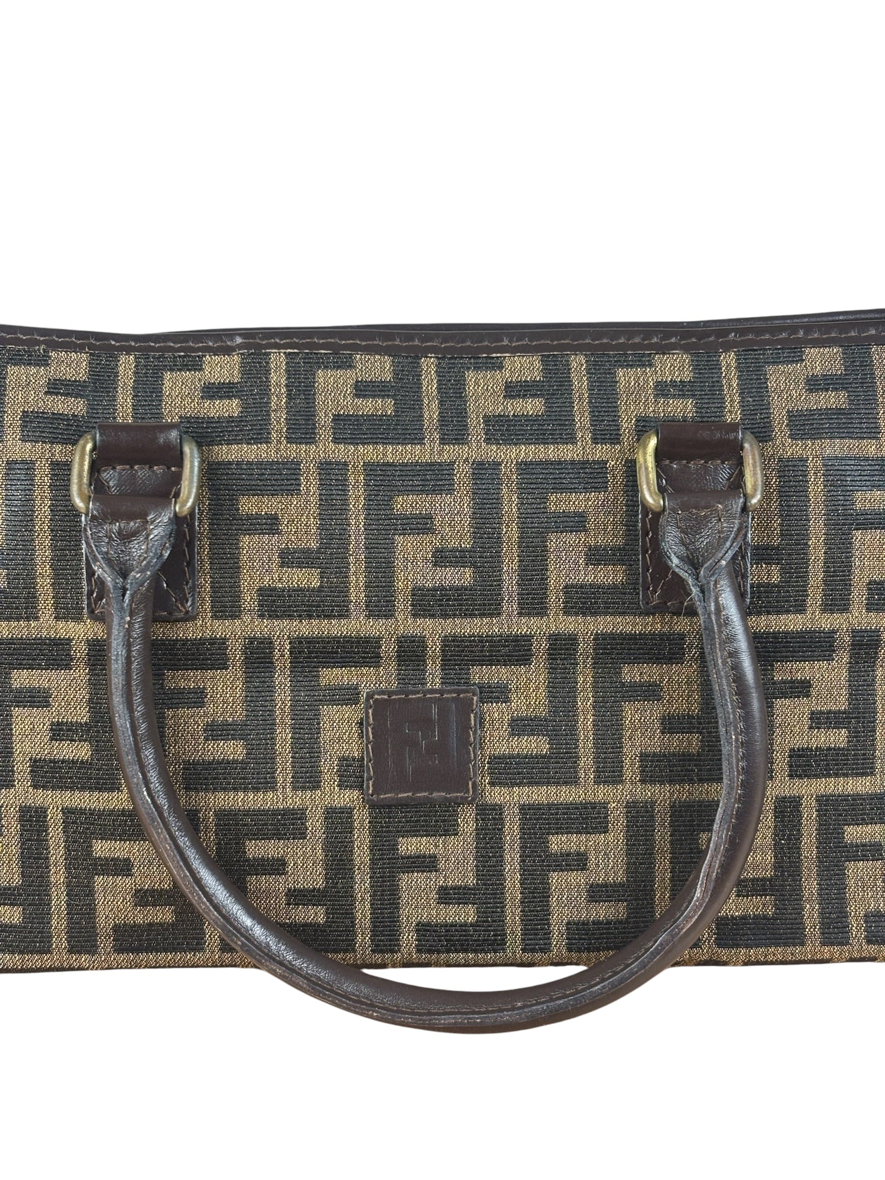 Fendi Vintage Zucca Coated FF Monogram Handbag