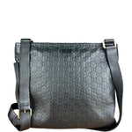Gucci GG Black Leather Crossbody Bag