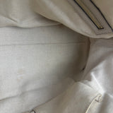 Gucci Vintage Beige Leather GG 2Way Bag