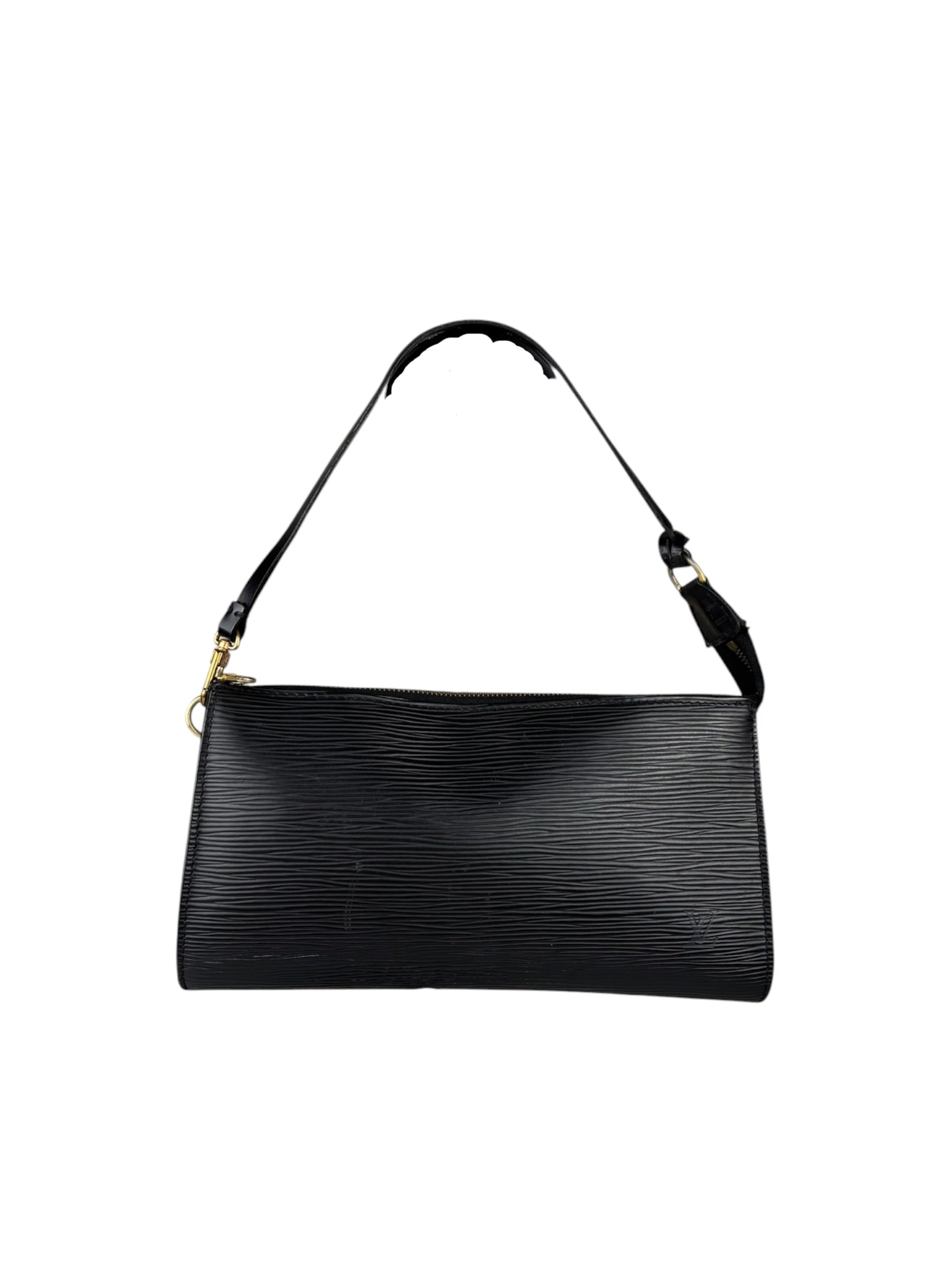 Louis Vuitton Black Epi Leather Pochette