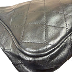Chanel Vintage Black Quilted Lambskin Camera Bag 1986