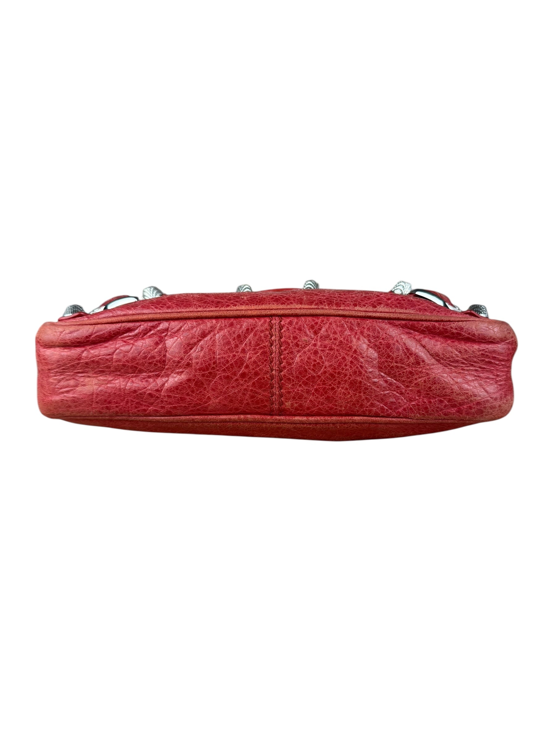 Balenciaga Fuchsia Leather Le City Crossbody