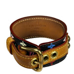 Louis Vuitton Black/Brown Multicolor-Monogram Theda Force Bracelet