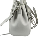 Balenciaga White Leather Bel Air Carry All Handbag