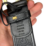 Gucci Puff Monogram GG Buckle Belt