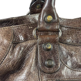 Balenciaga Brown Leather Medium Le City Two-Way Bag