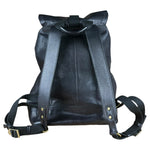 Coach black Leather Backpack
