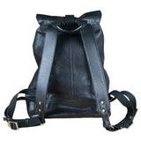 Coach black Leather Backpack