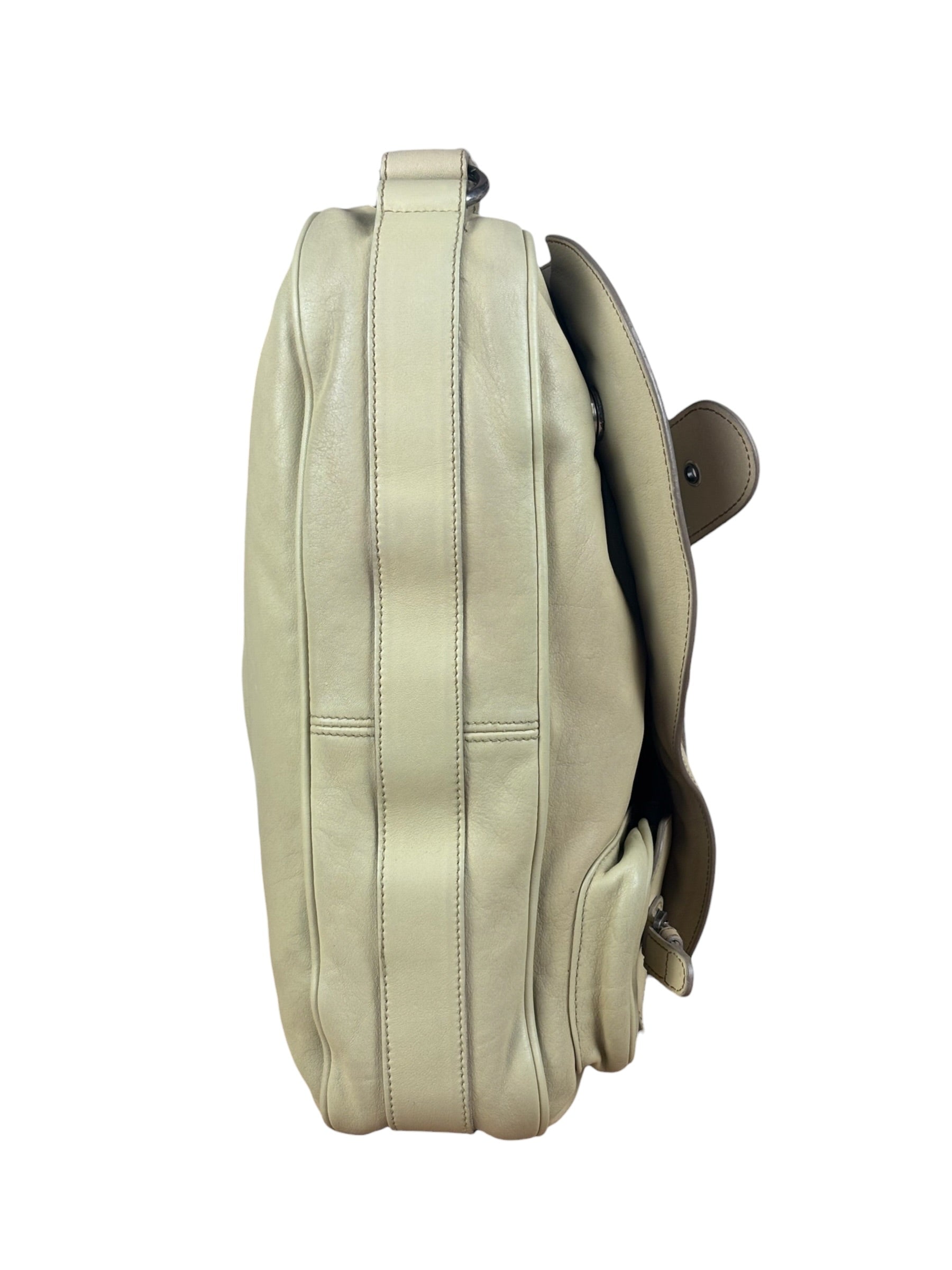 Christian Dior Vintage Beige Marrakech Medium Shoulder Bag