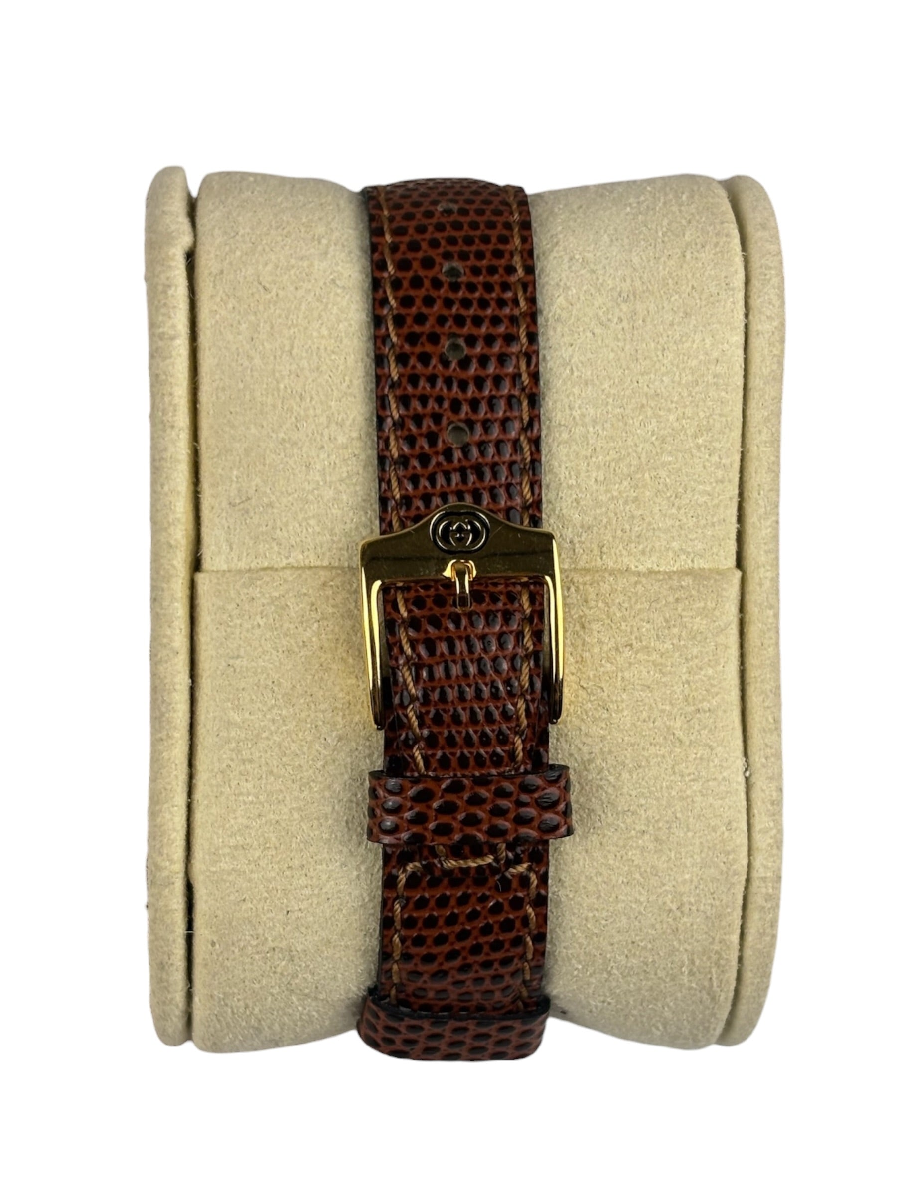 Gucci Vintage Brown/Gold Plated Watch