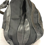 Prada Black Tessuto Nylon/Leather Waves Shoulder Bag