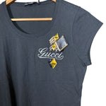 Gucci Embellished Logo Top Black