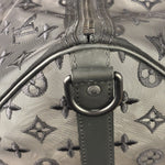 Louis Vuitton x Virgil Abloh Black Leather Trim Monogram Keepall 50