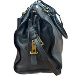 YSL Black Leather Cabas Chyc 2Way