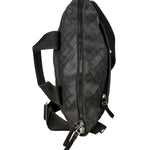 Bottega Veneta Black Rubber Intrecciato Messenger Bag