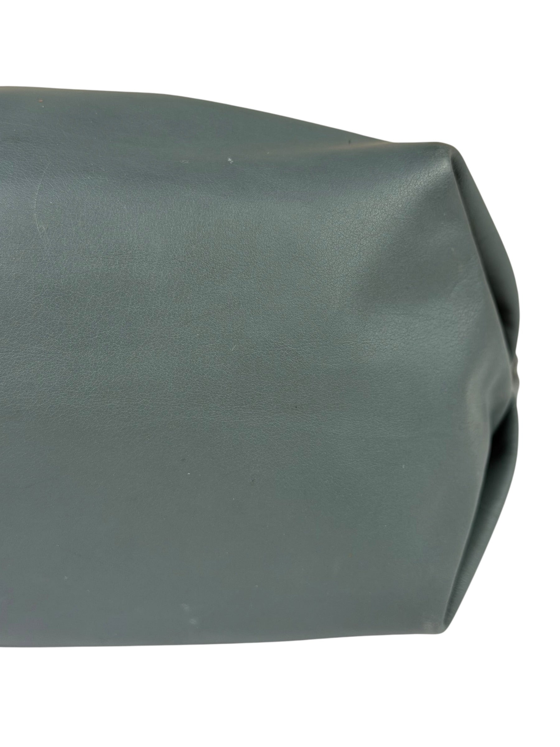 Bottega Veneta Grey Leather Pouch
