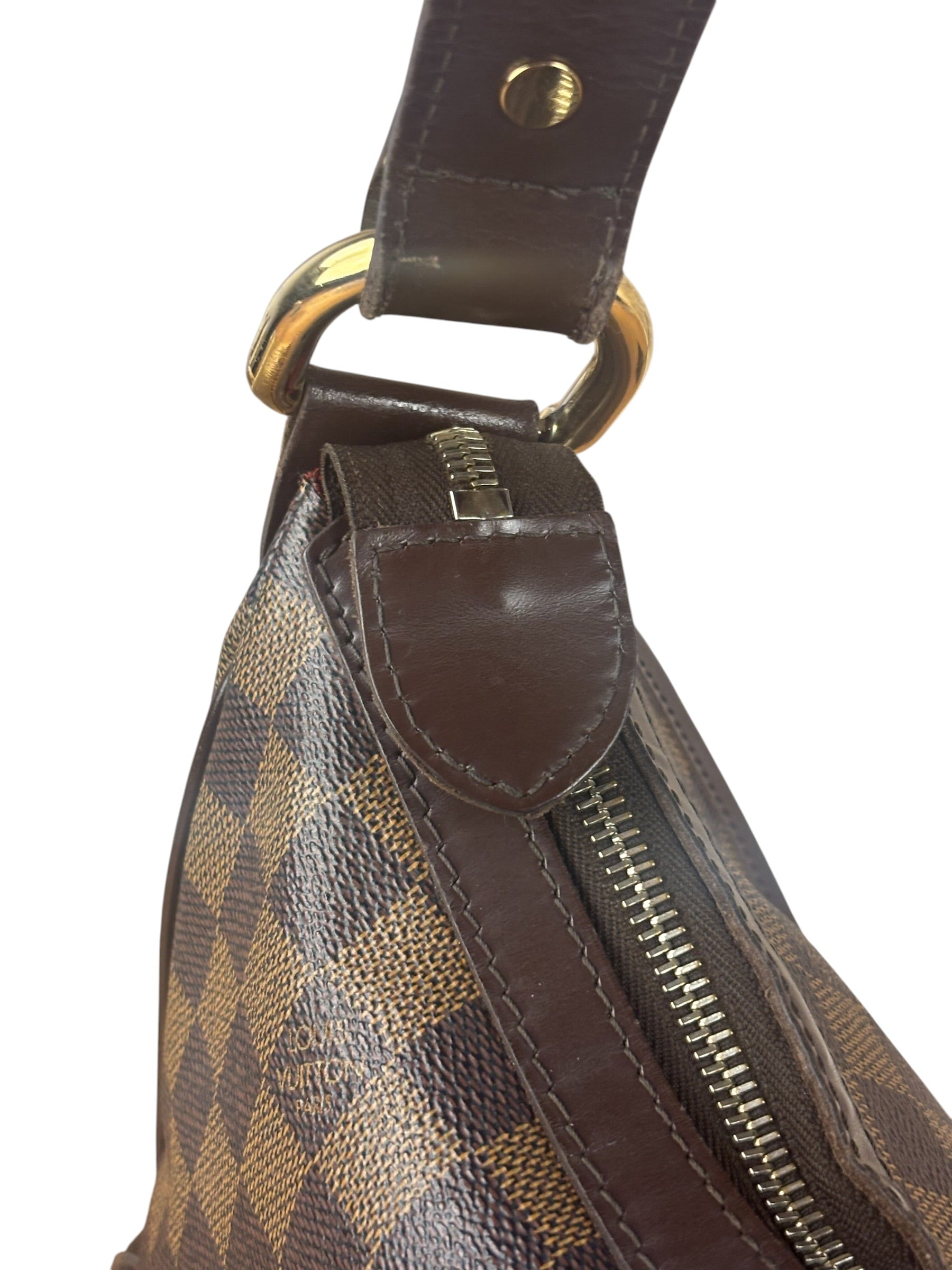 Louis Vuitton Coated Canvas Damier Ebene Highbury Shoulder Bag