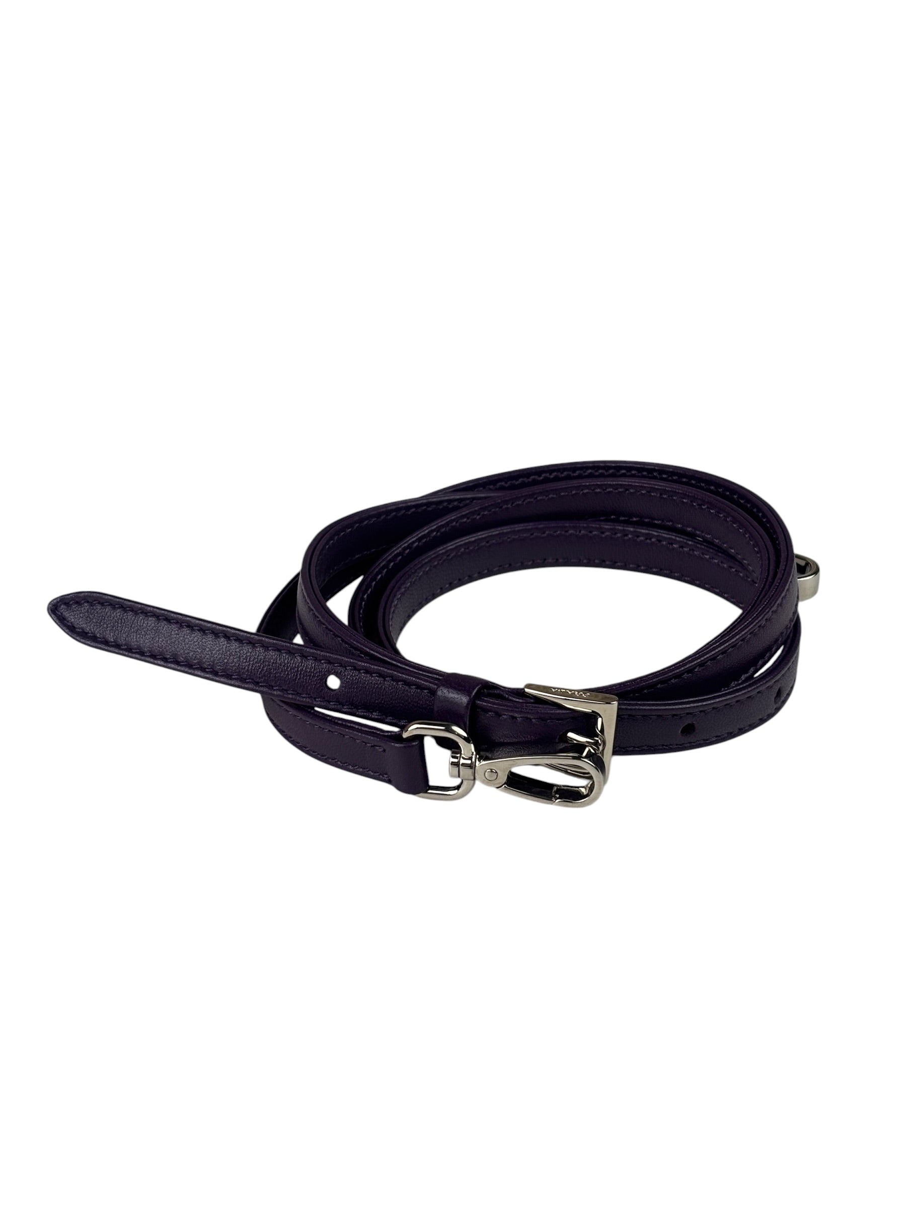 Prada Purple Nappa Leather Triangle Two-Way Bag