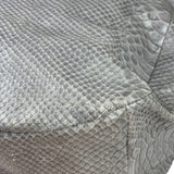Coach Grey Pythonskin  Indy Babouska Two-Way Shoulder Bag