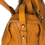 Balenciaga Brown Lambskin Riva Velo Two-Way Bag