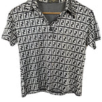 Fendi FF Logo Vintage Polo Shirt