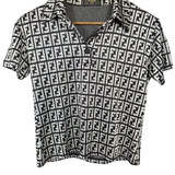 Fendi FF Logo Vintage Polo Shirt