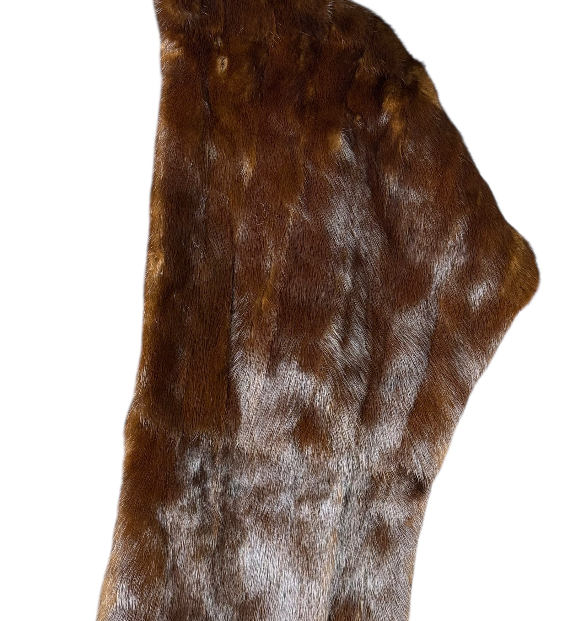 Mitsukoshi Vintage Brown Fur Shawl