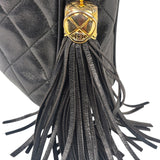 Chanel Black Diamond Stitch Camera Crossbody
