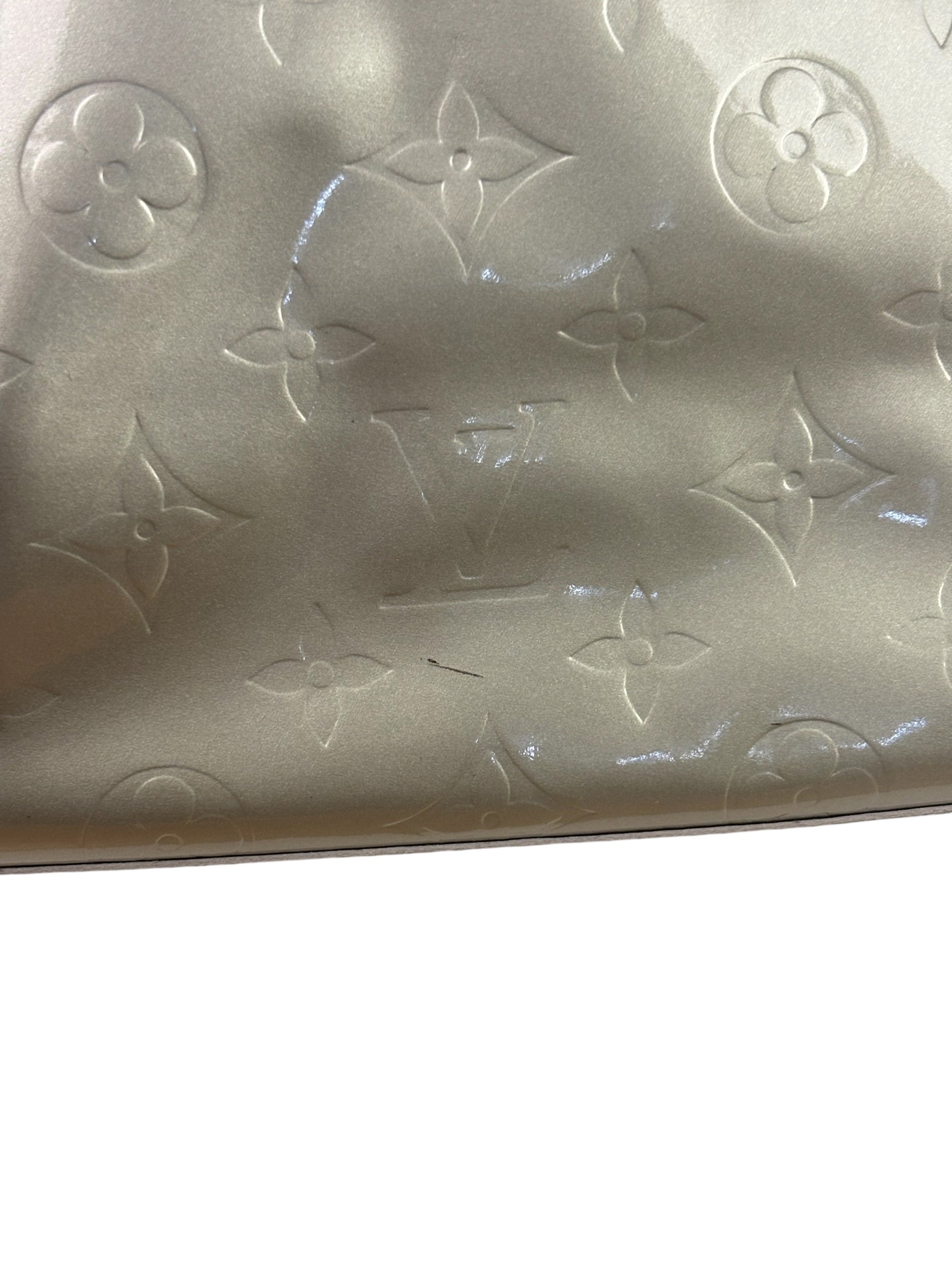 Louis Vuitton Sea Green Monogram Vernis Reade Tote Bag MM